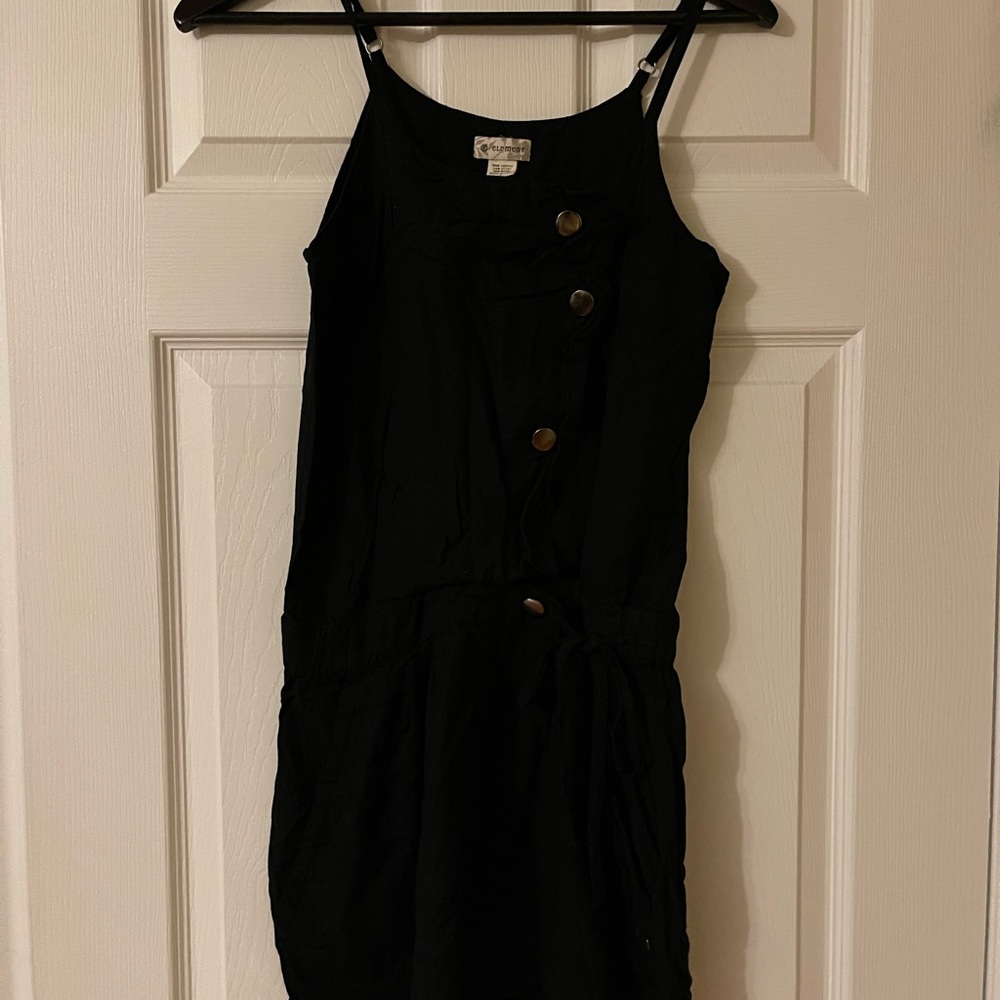 Element dress with buttons
